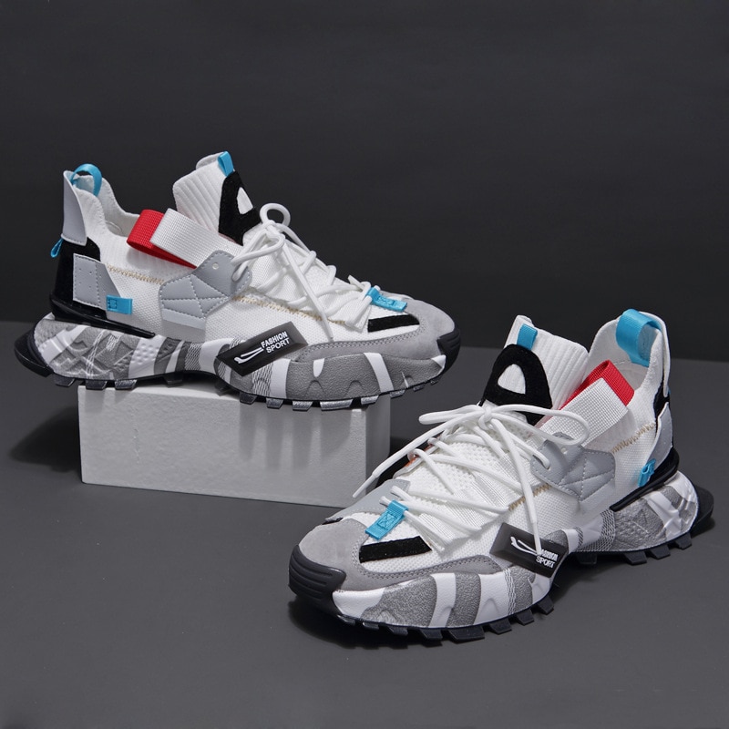 Breathable Lace-up Sneakers - true-deals-club