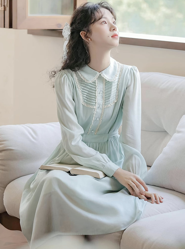 Sunday Tea Long Sleeve Midi Dress Maxct