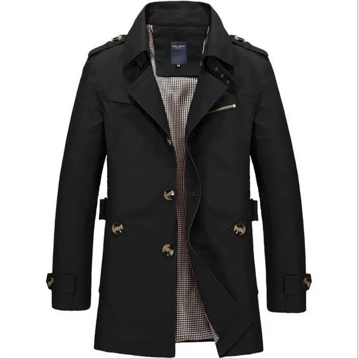 Maxct &Men's Mid-Length Light Coat