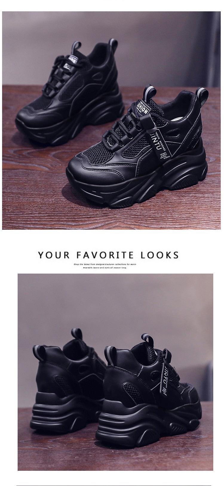 Wedge Platform Chunky Sneakers for Women Maxct