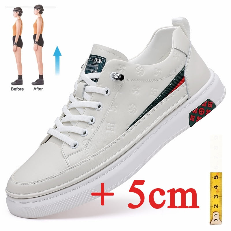 Men's Split Leather Elevator Shoes Maxct