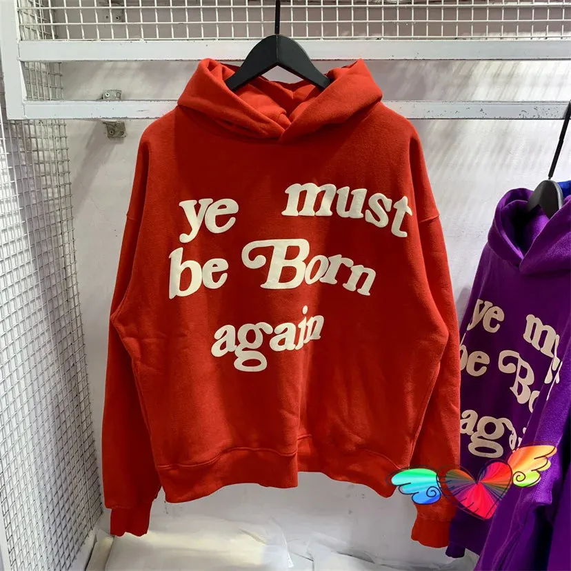Kanye Hoodie - Ye Must Be Born Again Unisex Oversized Maxct