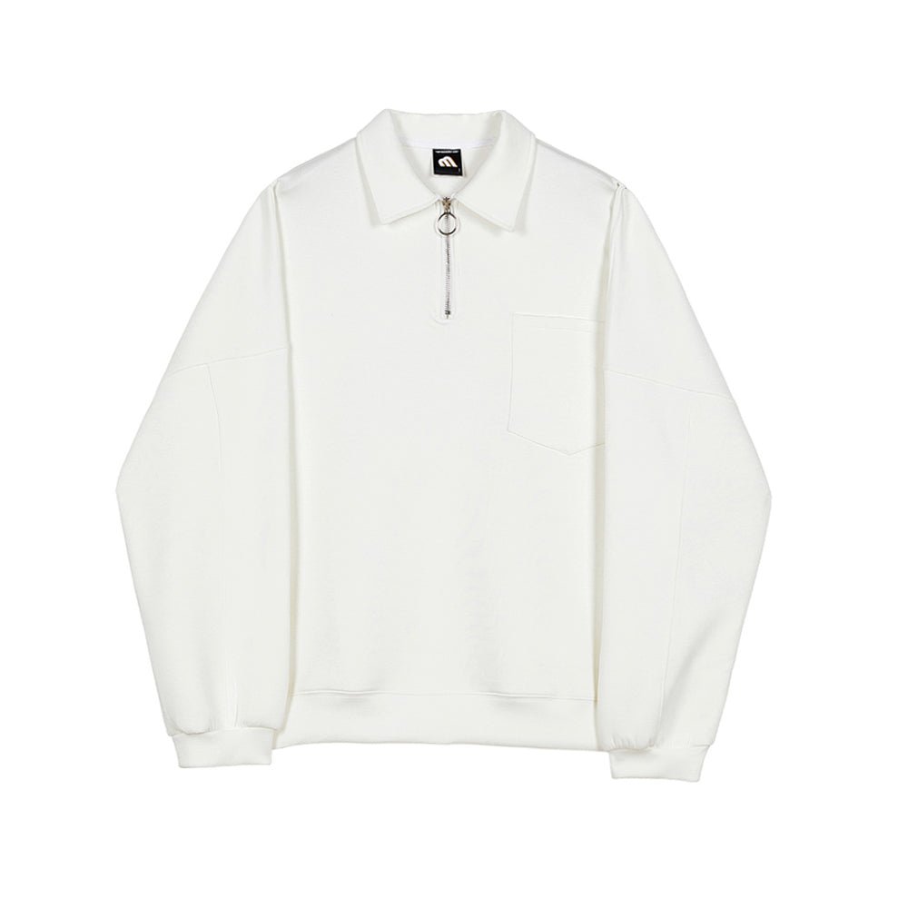 Maxct Kami No.7323 Half Zip-Up Collar Sweater