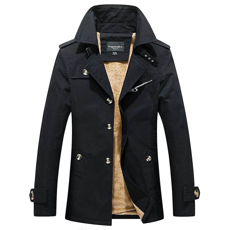 Maxct &Men's Mid-Length Light Coat