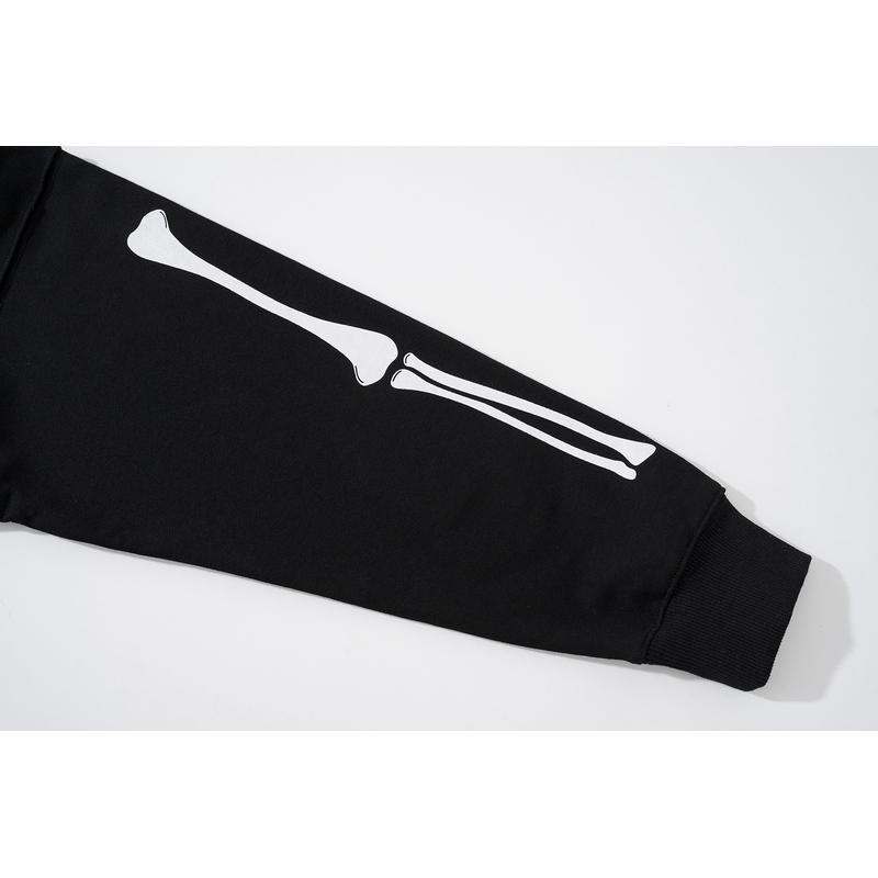 Skeleton Hoodie: Retro Street Vibes with Earthly Affection for Men - true deals club