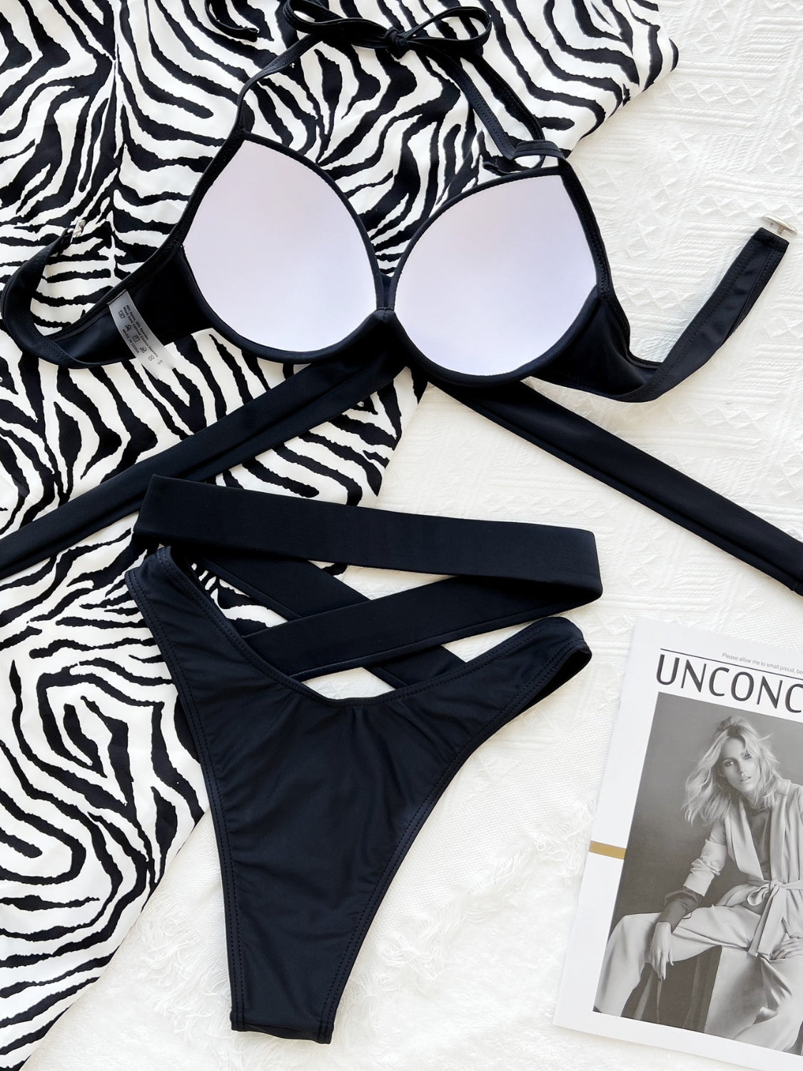 Maxct &Crisscross Halter Neck Bikini Set