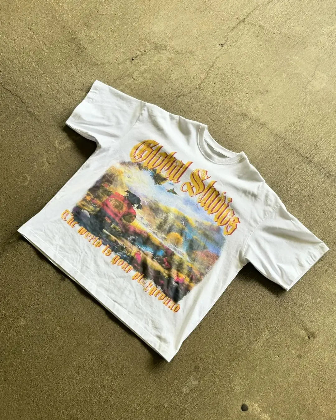 Maxct T Shirt Met Opdruk Ronde Hals Nieuwe Trend Voor Mannen Amerikaanse Casual Gedrukt Patroon Korte Mouw Zomerse Pasvorm Vintage Fit