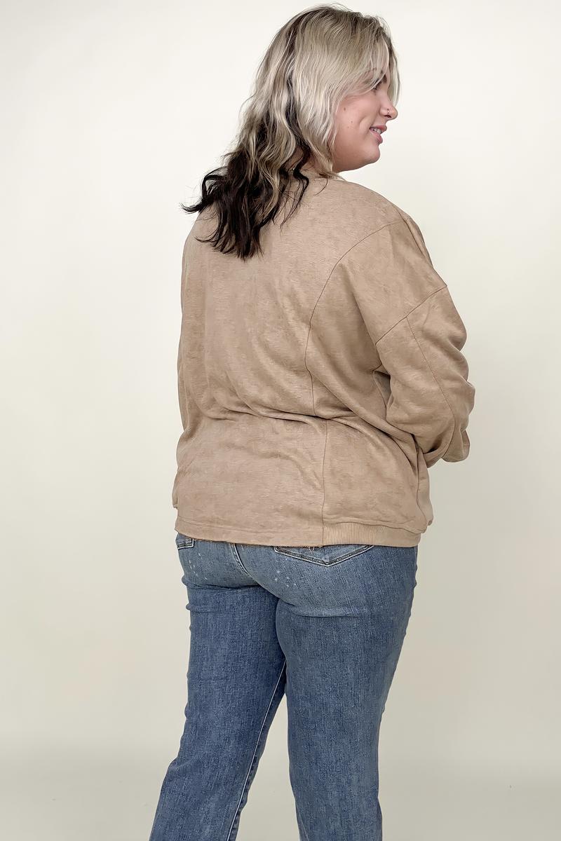 Maxct &Twist Detail Reversible Oversized Sweatshirt With Pockets