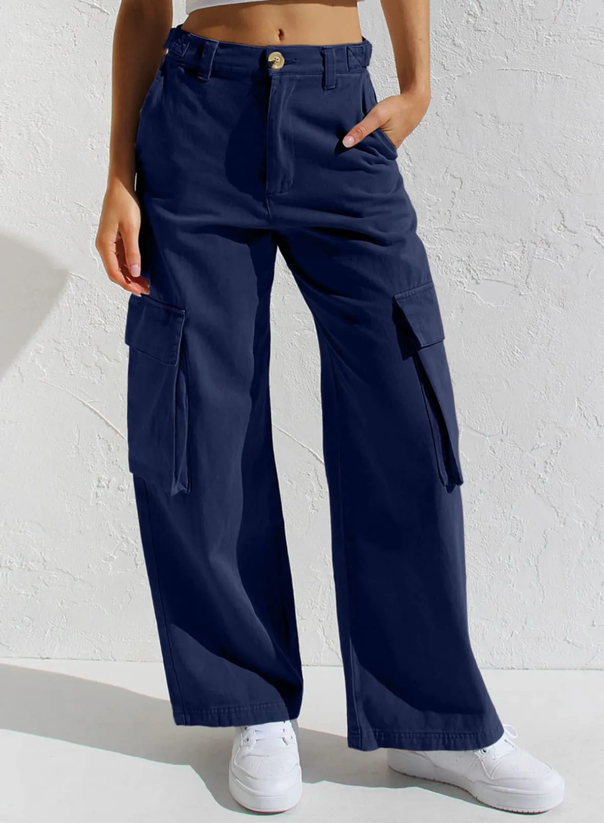 Vintage Pocket Baggy Cargo Jeans Maxct