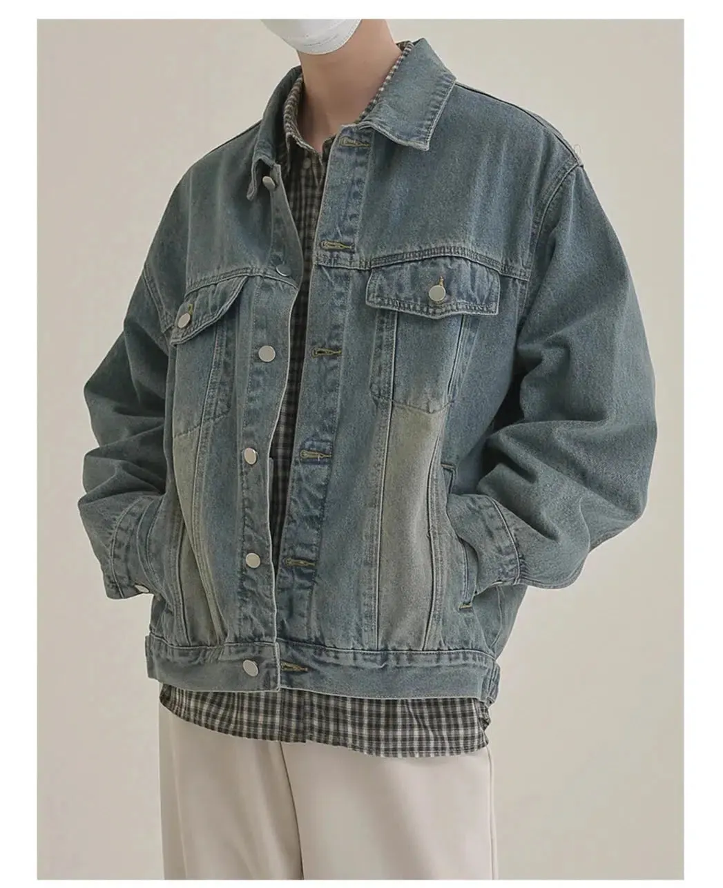 Maxct Basic Washed Denim Jacket
