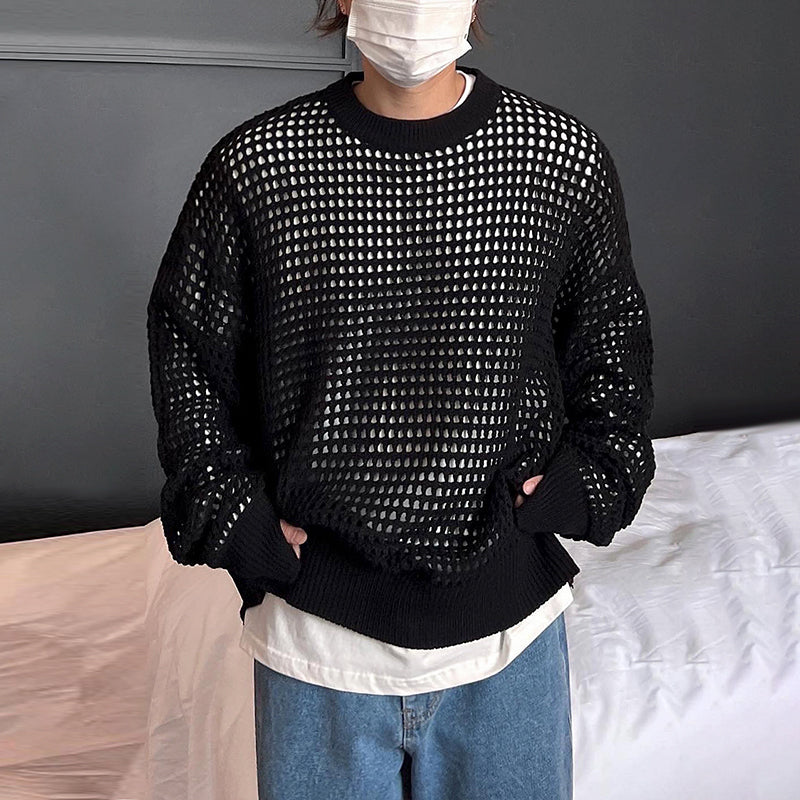 Maxct 5159 Knitted Hole Sweater