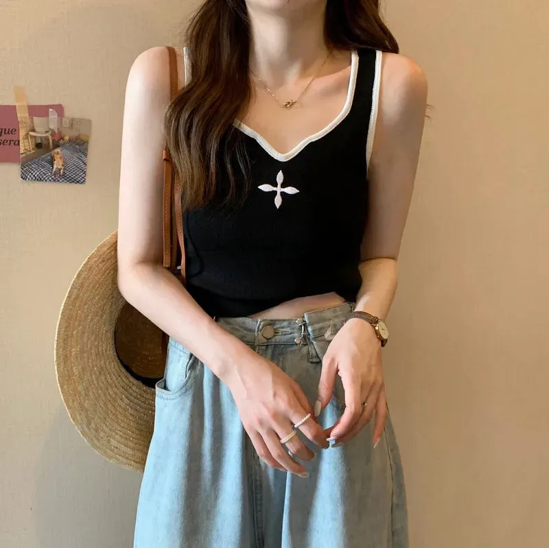 Maxct &Casual Knitted Crop Top