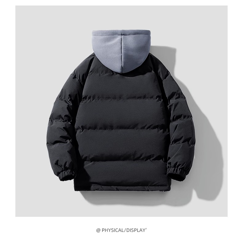&Hoodie Lined Cotton Down Jacket
