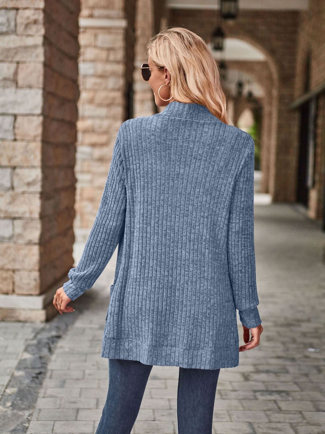 Maxct &Open Front Cardigan with Pockets