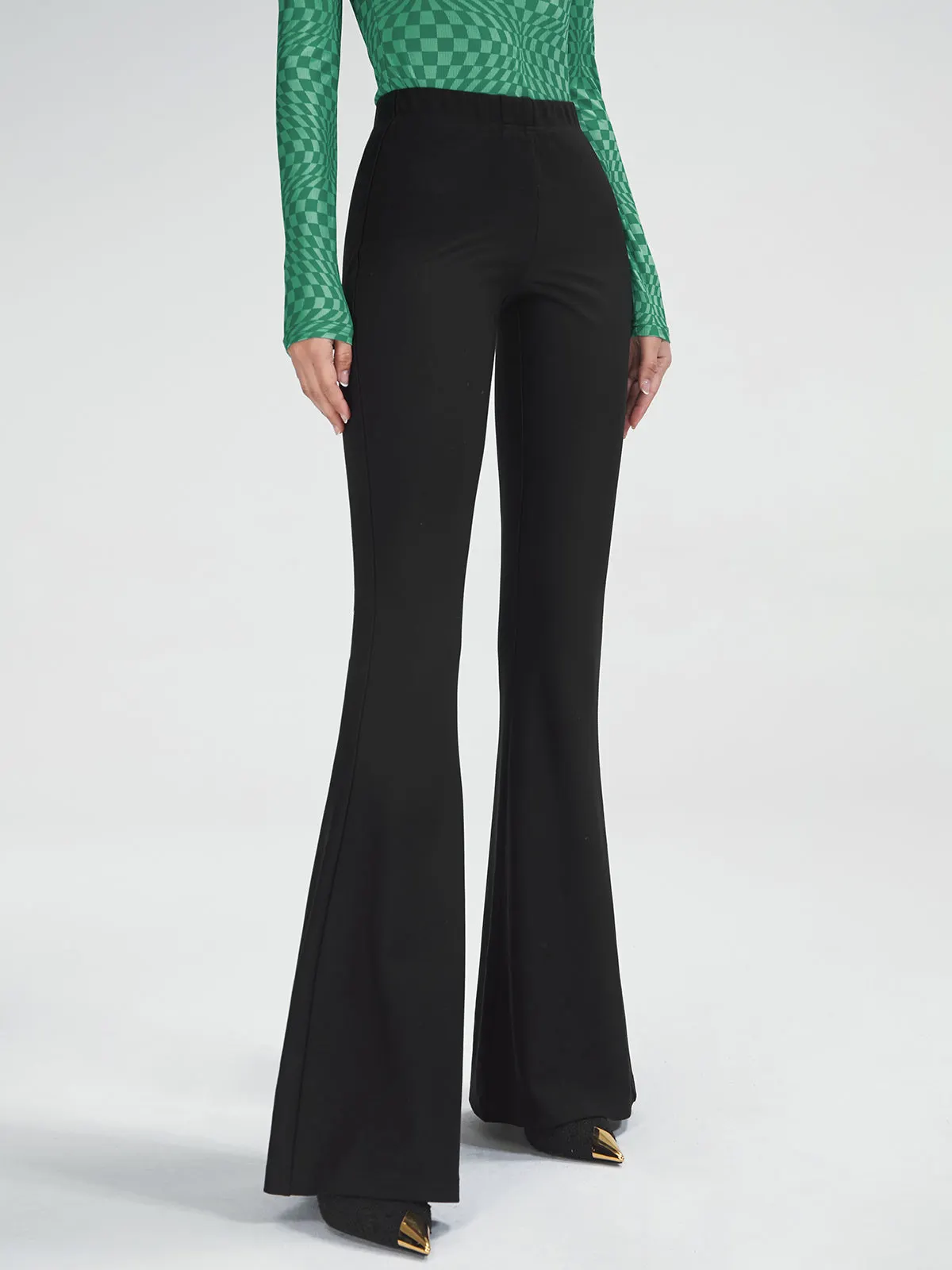 Maxct High Waisted Essential Stretch Flare Pants