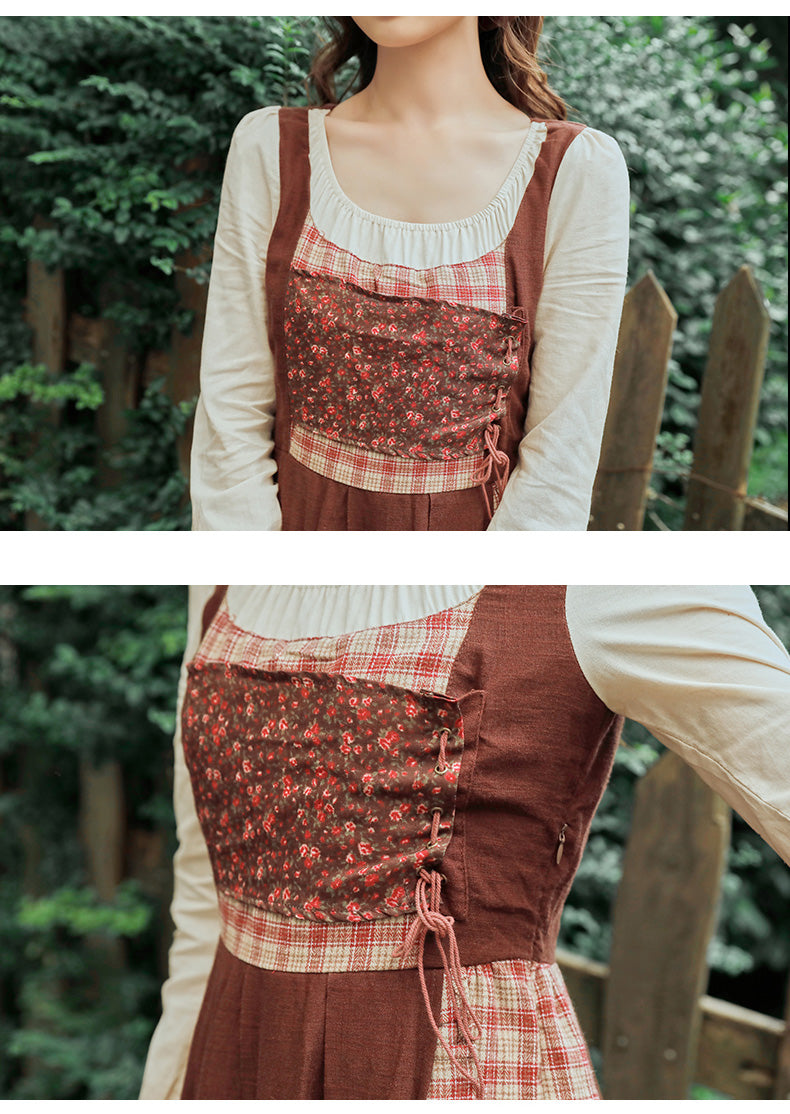 Patchwork Village Dress Maxct