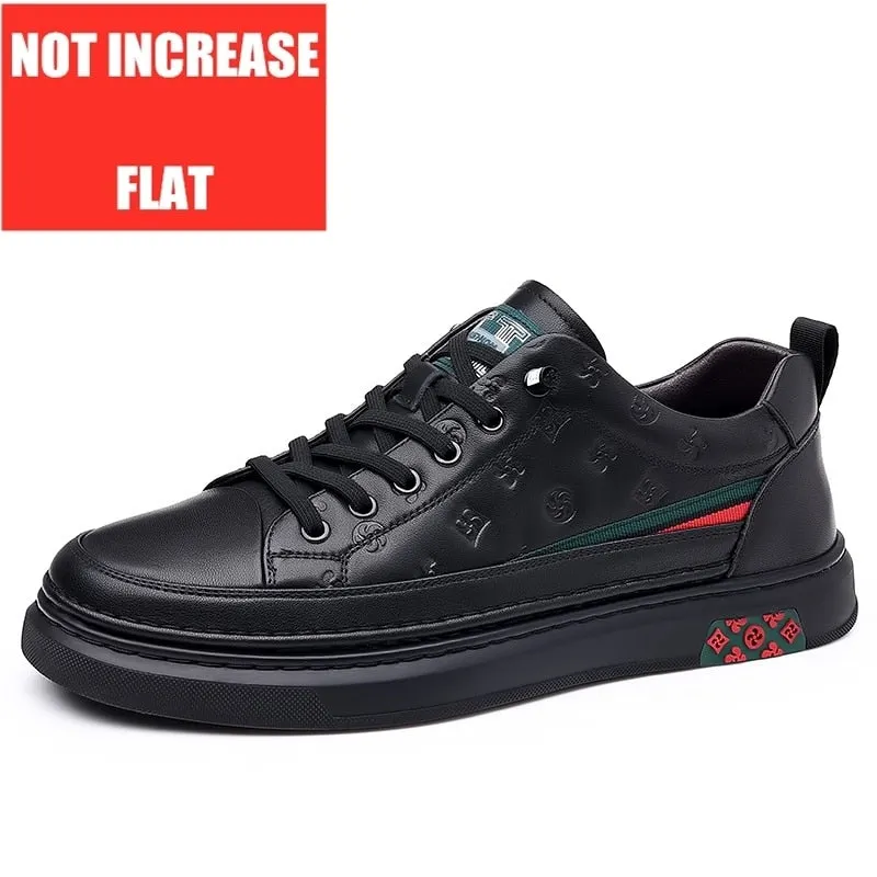 Men's Split Leather Elevator Shoes Maxct
