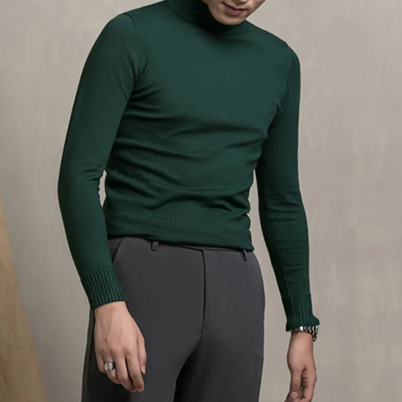 Maxct Half High Neck Slim-fit Sweater