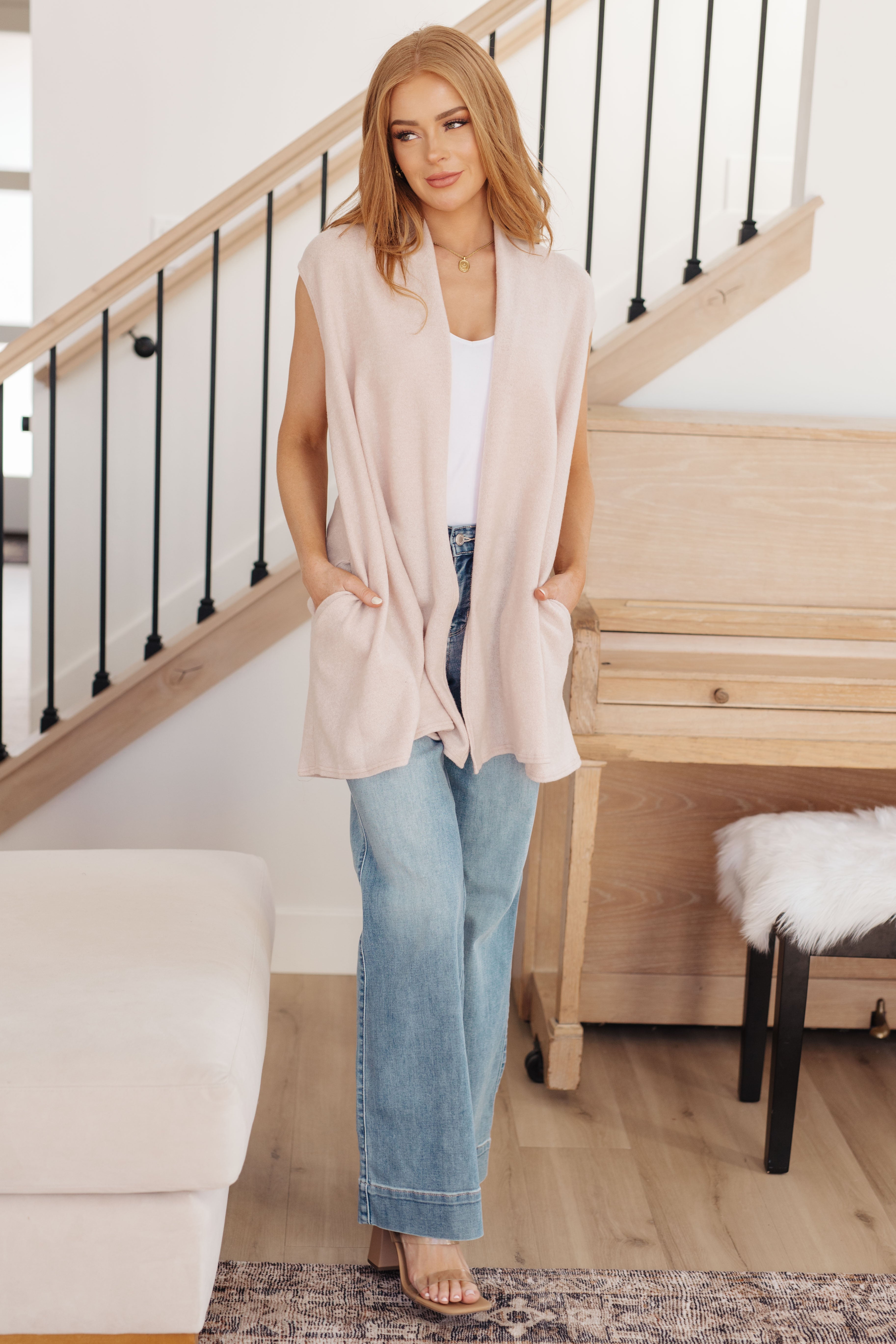 Maxct &Surely a Win Sleeveless Cardigan