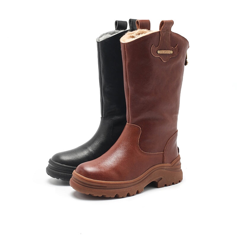 Womens Mid Calf Boots Snow Boots Have Fleece Lined for Cold Winter Maxct
