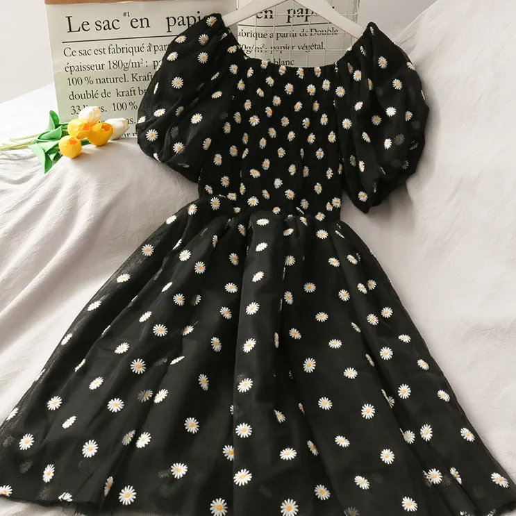 Puff Sleeve Daisy Dress Maxct