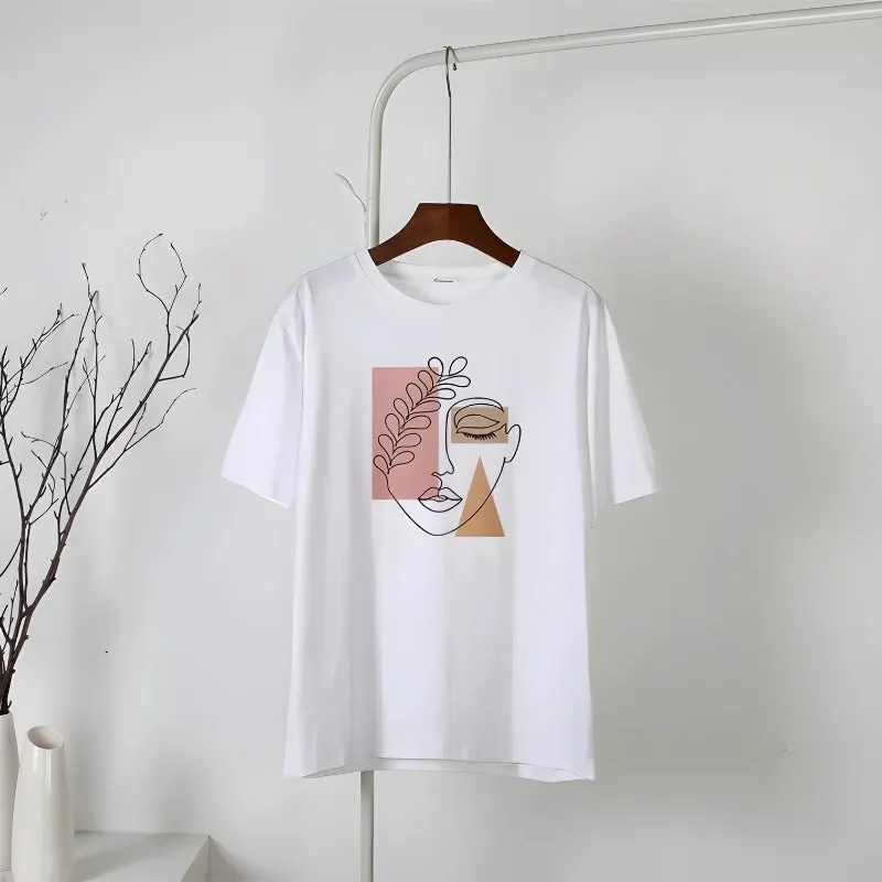 Maxct &Woman Face Minimal Tee