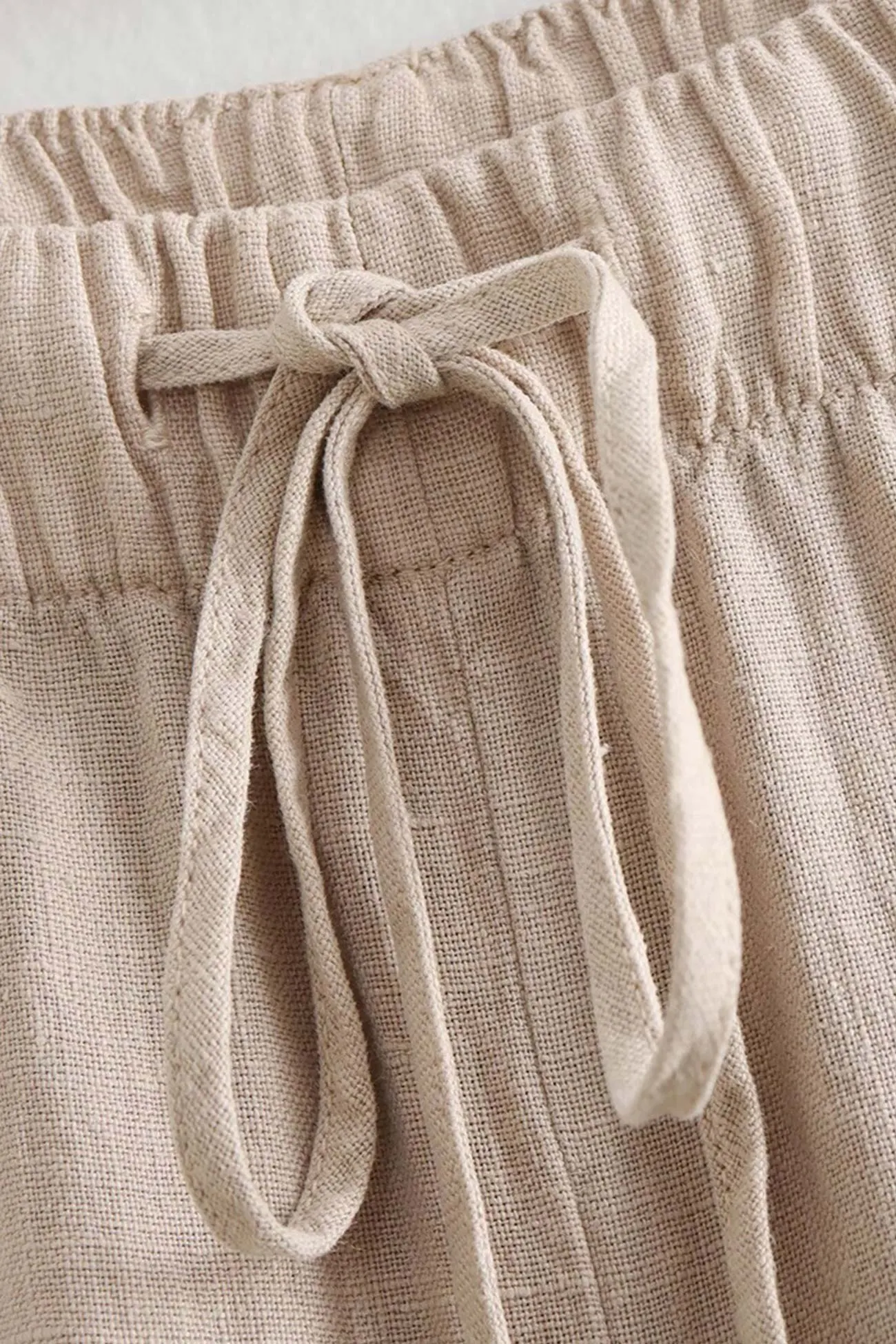 Maxct Linen Crisscross Halterneck Tank Pants Suits