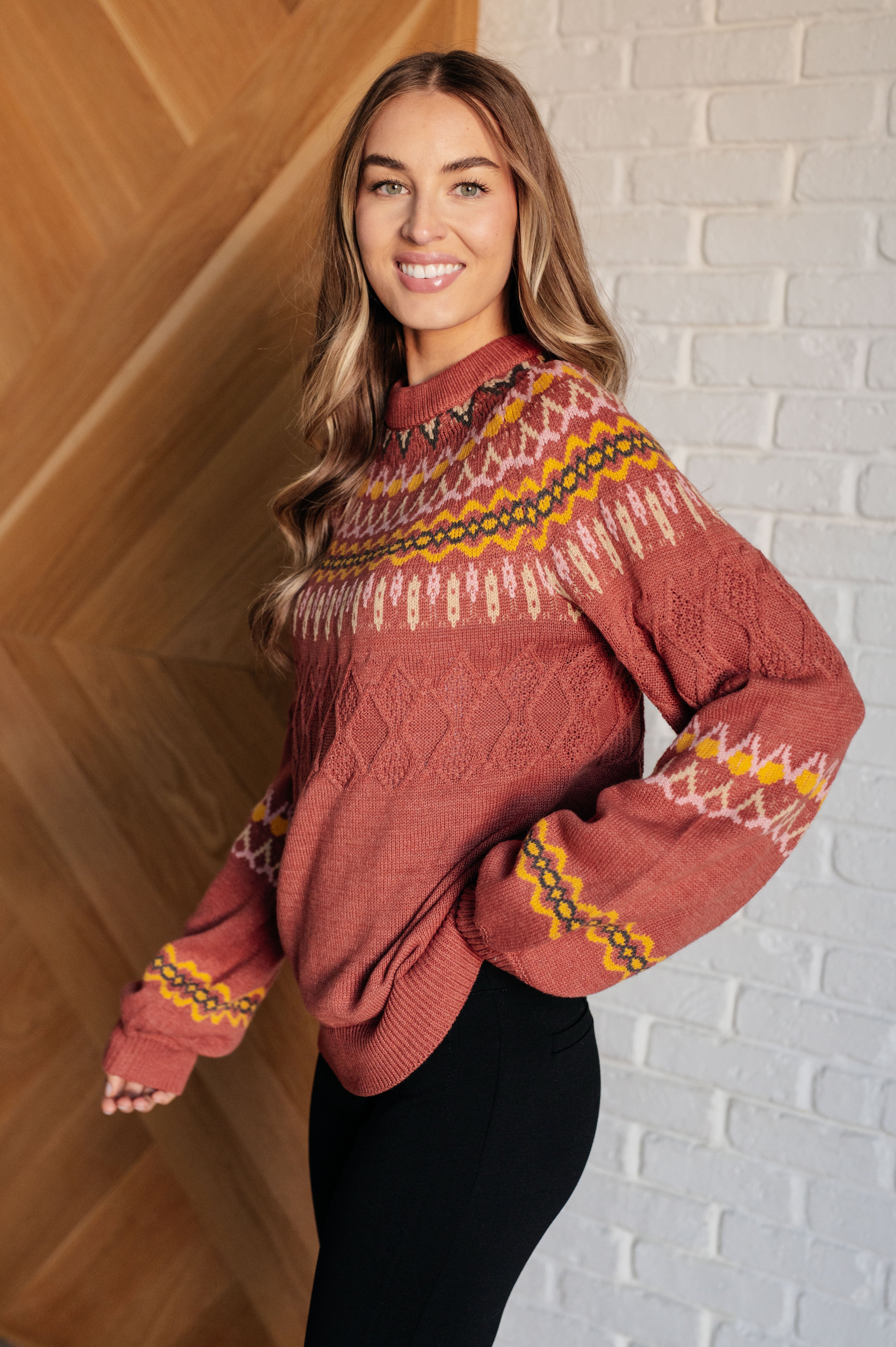 Maxct &Cozy Chalet Fair Isle Sweater