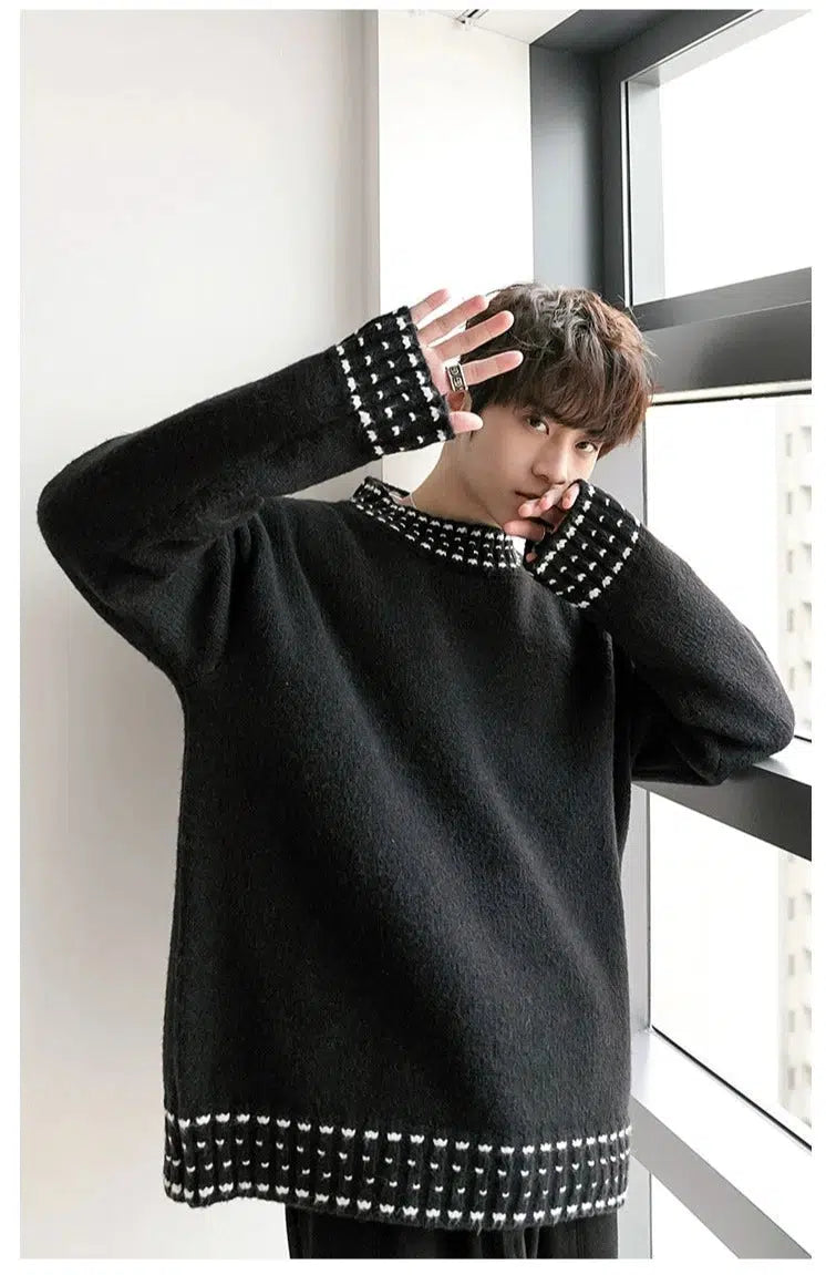 Maxct Thickened Round Neck Sweater