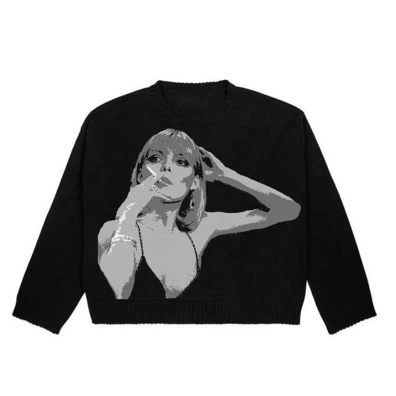 Maxct Autumn and Winter Style Women's Headgear Sweater Warm Sweater