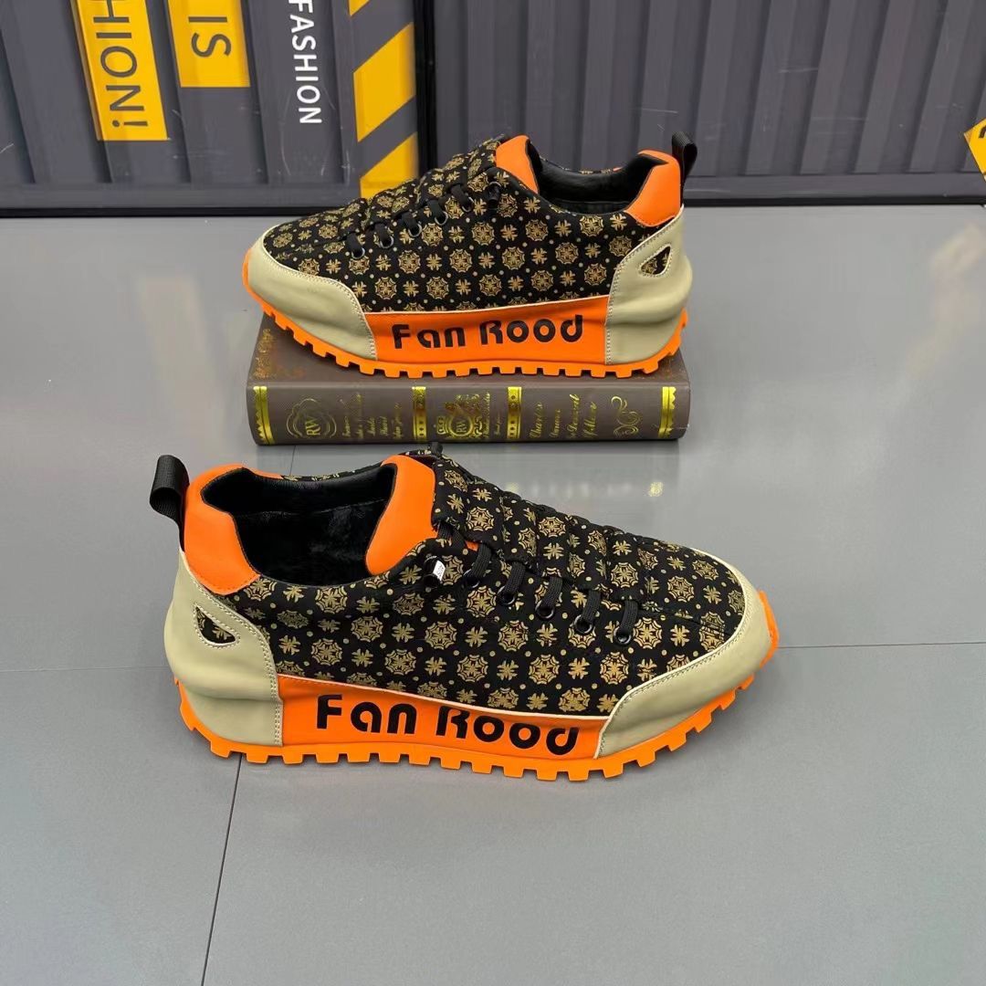 Chunky Sneakers - Luxury Fan Rood for Men