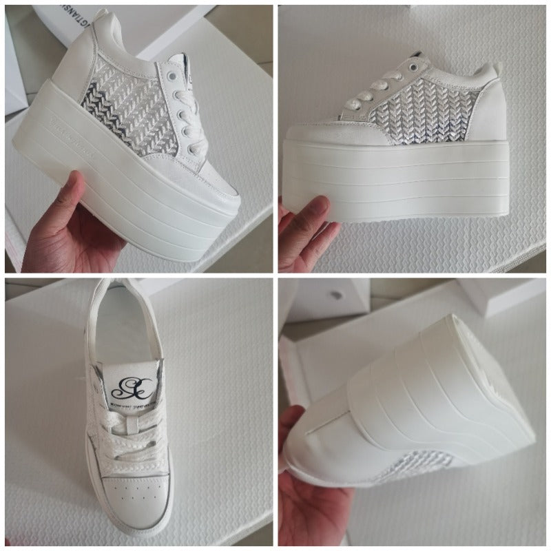 Platform Sneakers for Women - Mixed Colors Shoes Maxct