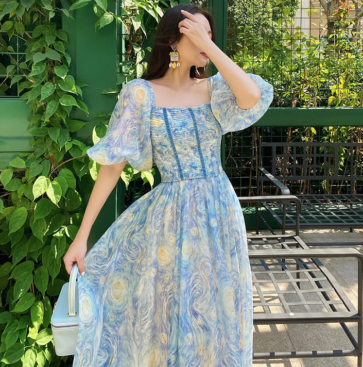 Starry Nights Midi Dress Maxct