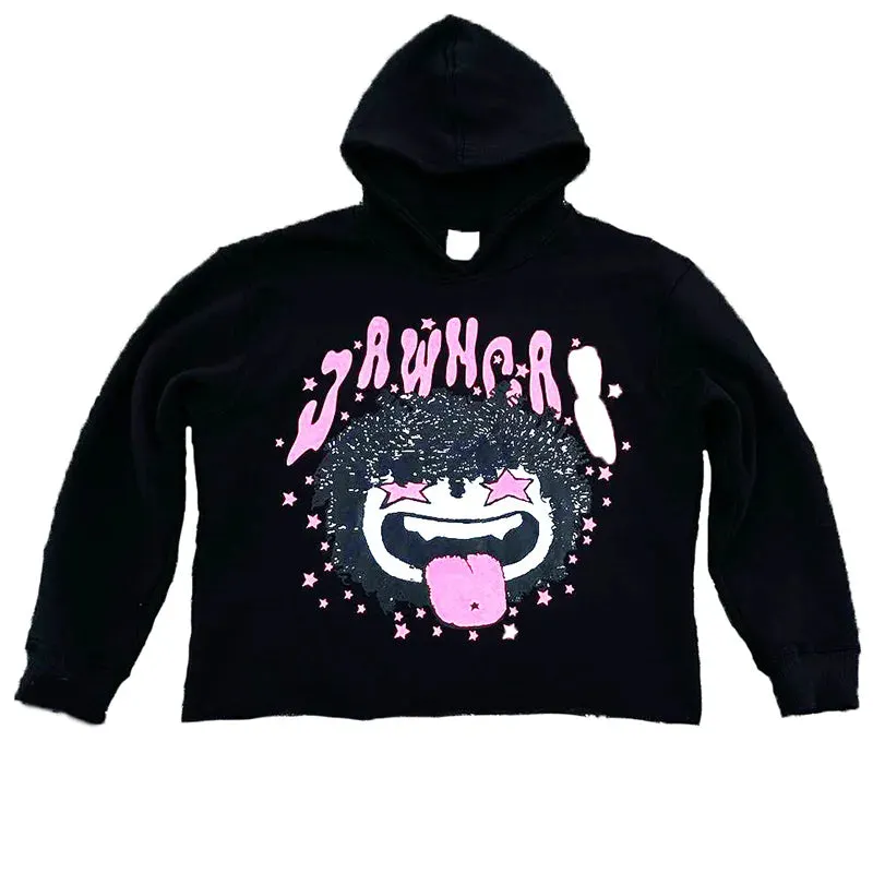 Maxct Y2K Women's Men's Hoodies Clothing Long Sleeve Pullover Sweatshirt Streewear Oversize Halloween tops Hooded Shirt kpop gothic