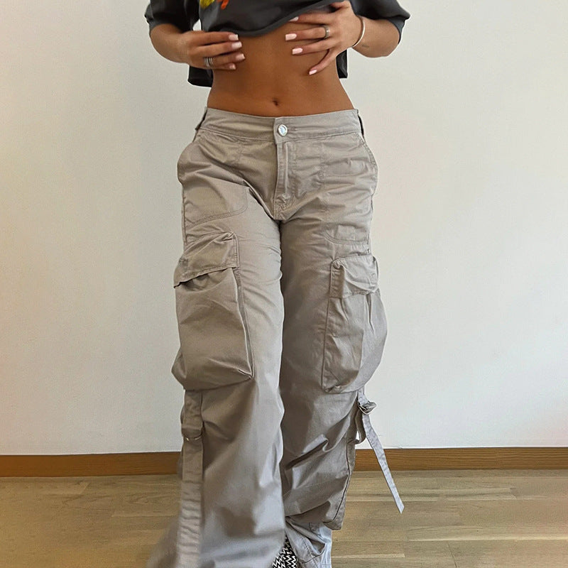 Washed Vintage Baggy Cargo Jeans Maxct