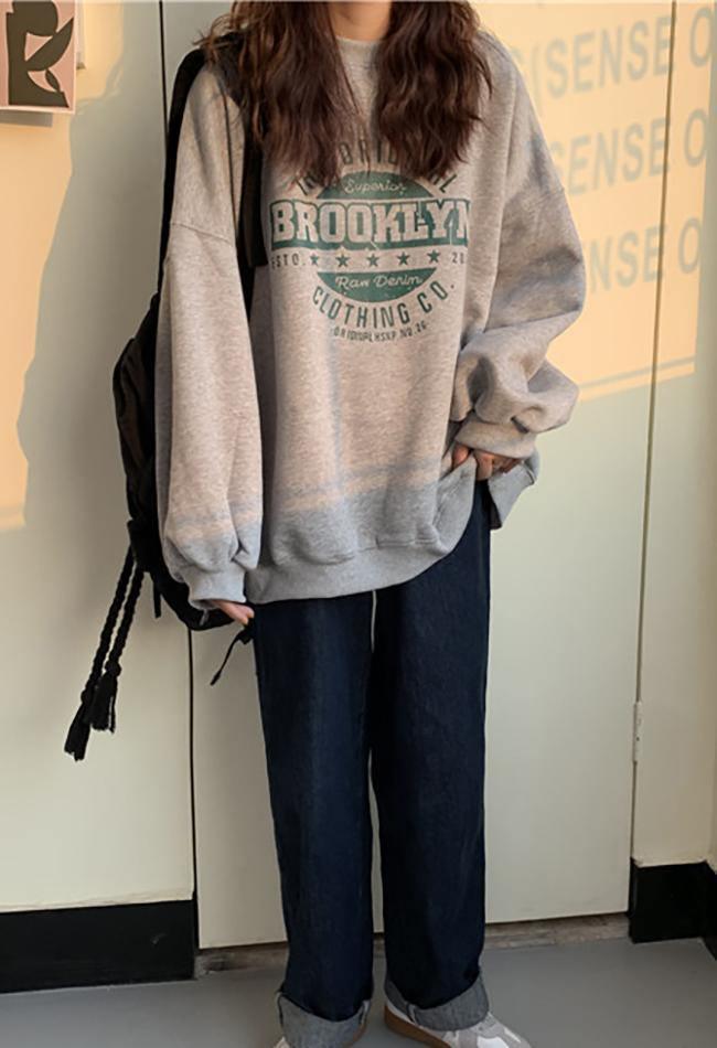 Maxct Brooklyn Graphic Crew Sweatshirt