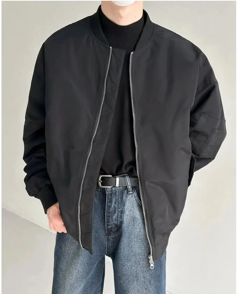 Maxct Lightweight Baseball Collar Cotton Jacket