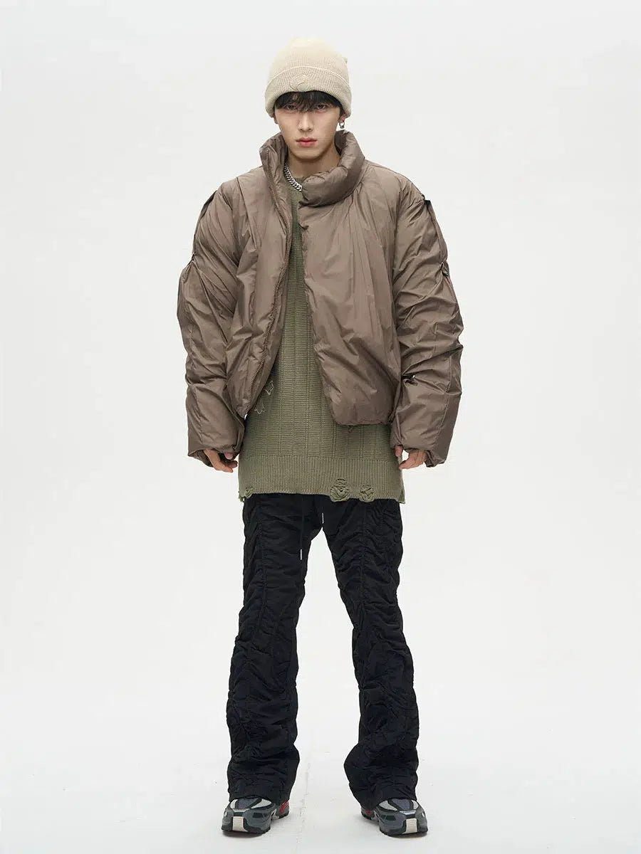 Maxct Unisex Short Cotton Coat Jacket