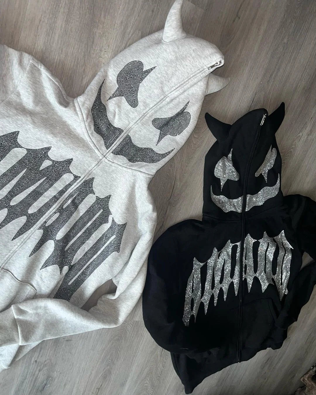 Maxct y2k Woman hoodies halloween Pullover Sweatshirts Anime hot stamping Streewear Oversized hoodie kpop goth long sleeves tops traf