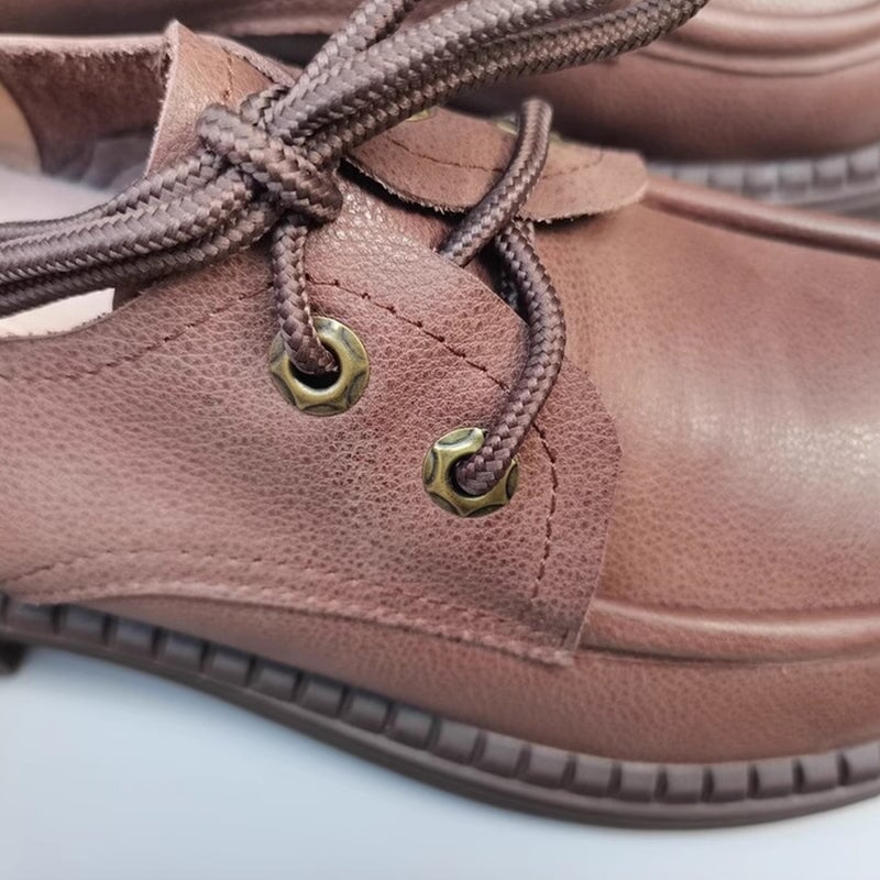 Women's Oxford Big Toe Lace Up Shoes Maxct