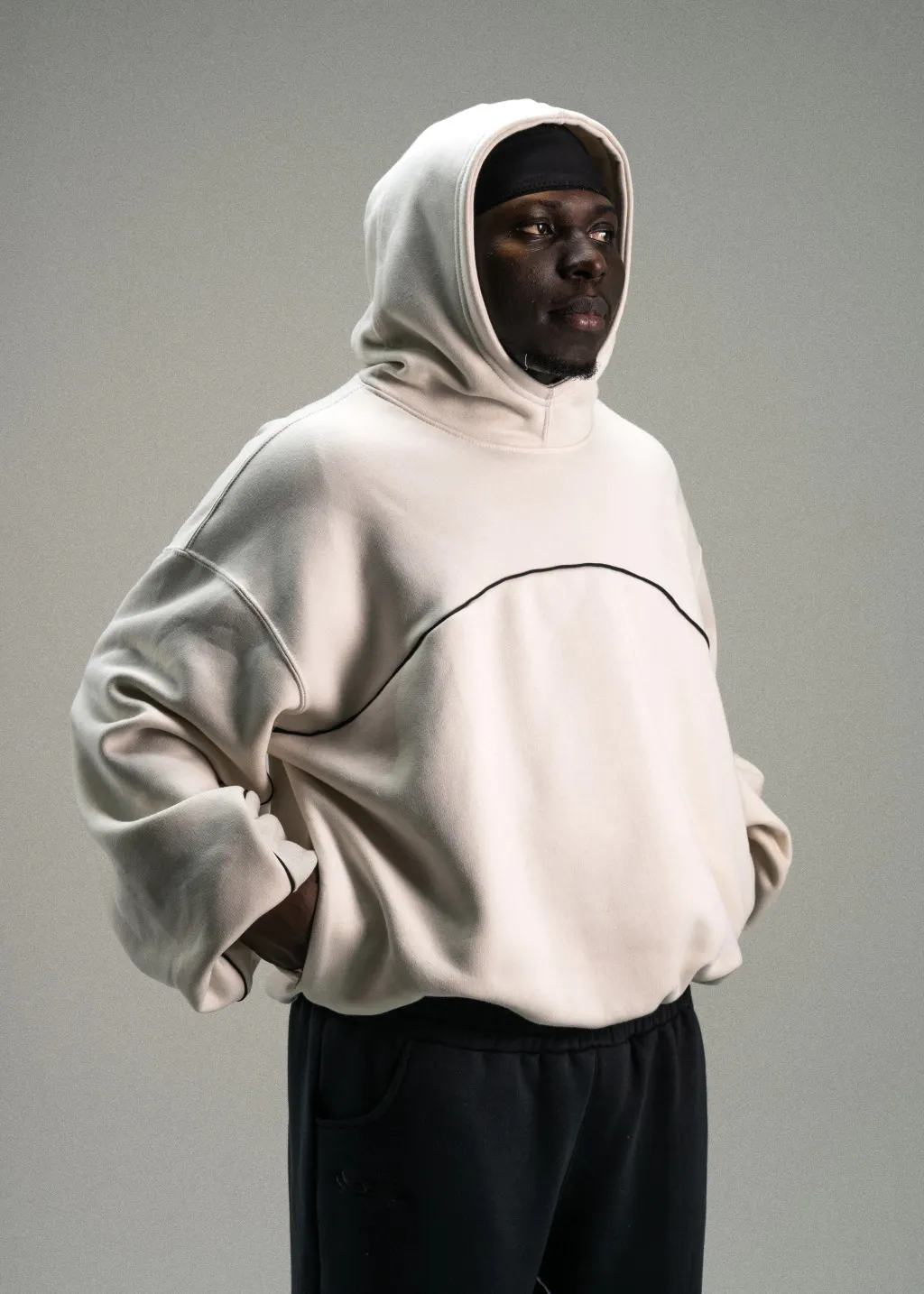 Y2k Winter Long Sleeved Hooded Sweatshirt With Color Blocking Patchwork Oversized Sweatshirt Streetwear Hip-Hop Rap Punk Outfit