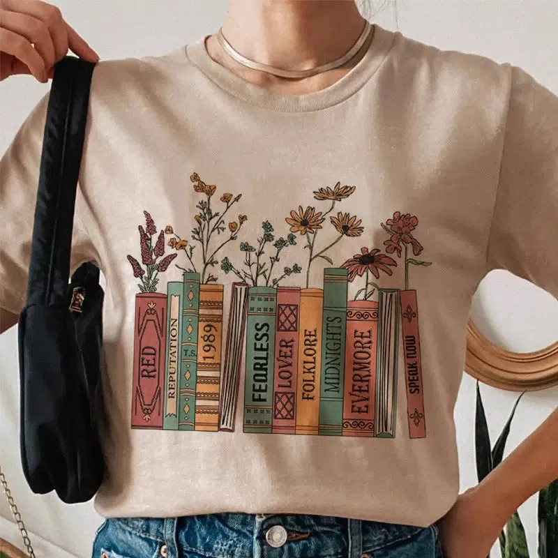 Maxct &Books & Flowers Tee