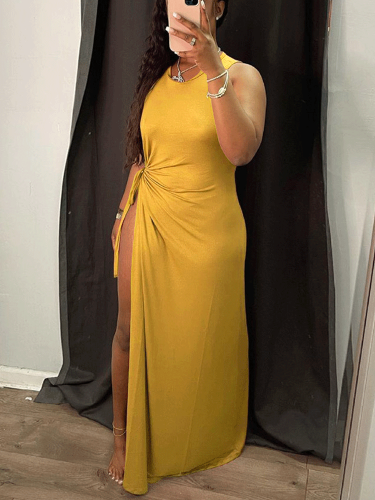 High Split Maxi Dress Maxct