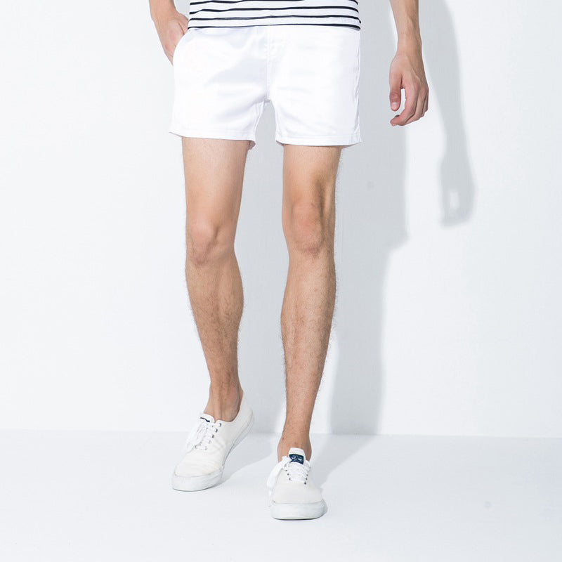 Maxct Solid Color Casual Beach Shorts