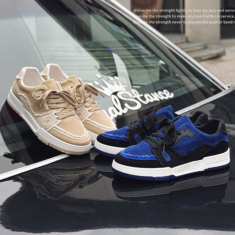 Classic Color-block Sneakers - true deals club
