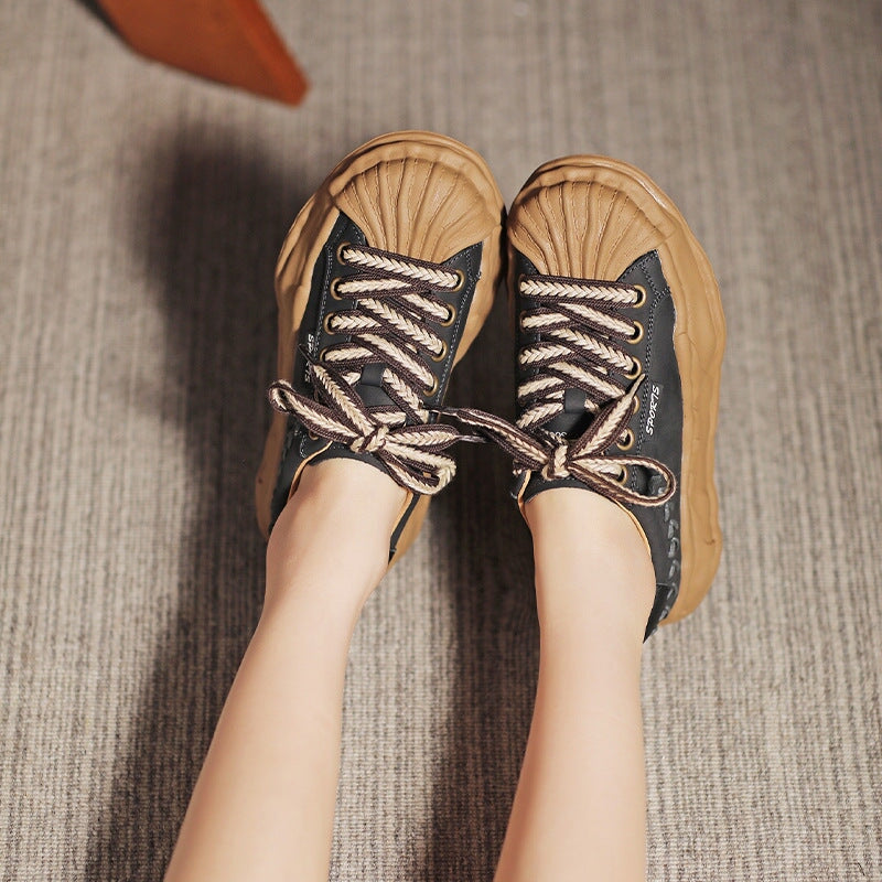 Original Sole Sneakers Platform Low-top Lace up Maxct