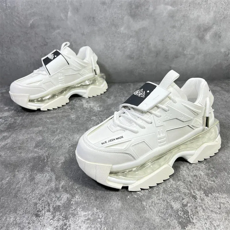 Height Increased Air Cushion Platform Sneakers for Men Maxct