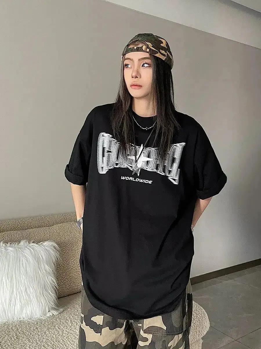 Maxct &Y2K Shiny Star Worldwide Tee