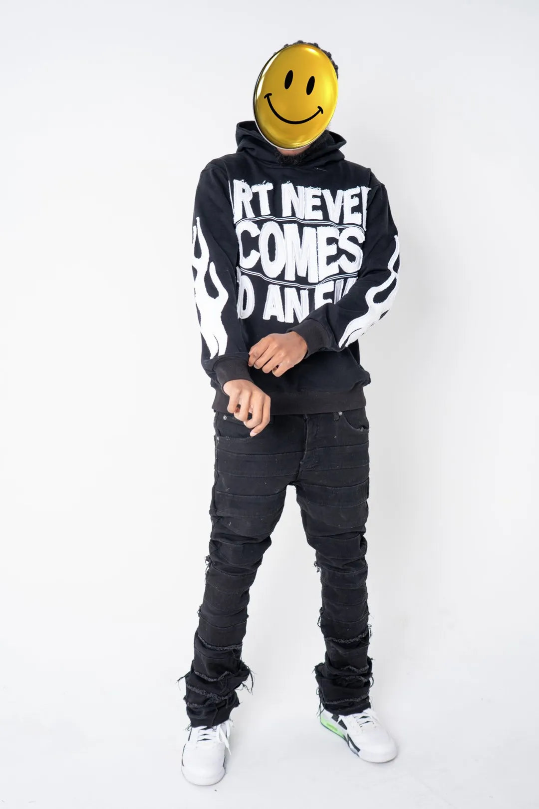 Maxct y2k clothing hoodies Printed Pattern Pullover Sweatshirt streetwear Oversized Hip Hop Punk Vintage long-sleeved top kpop dance