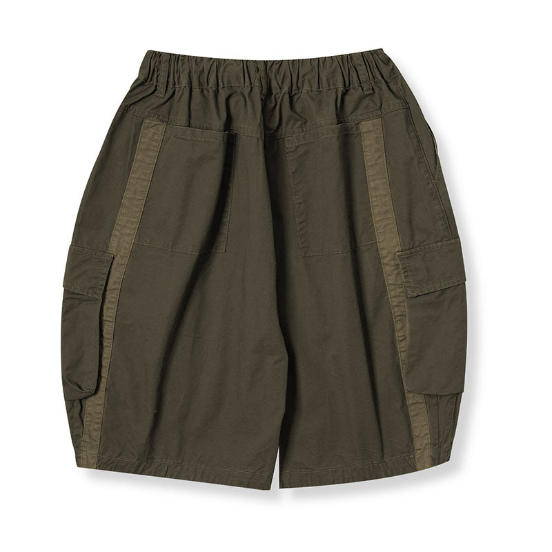 Maxct Retro Drawstring Loose Bloom Shorts